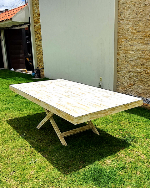 Renta de mesa vintage.